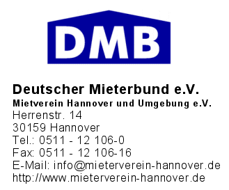 DEUTSCHER MIETERBUND Mietverein Hannover und Umgebung e. V.