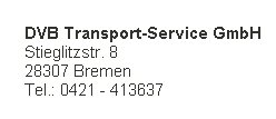 DVB Transport-Service GmbH