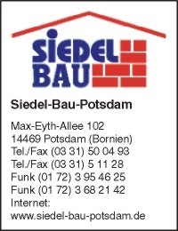 Siedel-Bau Potsdam