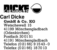 Dicke GmbH & Co. KG, Carl