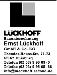 Bauunternehmung Ernst Lckhoff GmbH & Co. KG