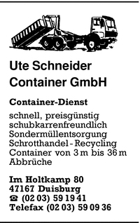 Schneider, Ute, Container GmbH