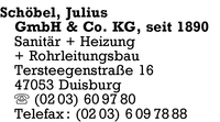 Schbel GmbH & Co. KG, Julius