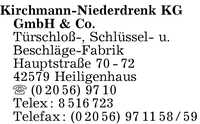 Kirchmann-Niederdrenk GmbH & Co. KG
