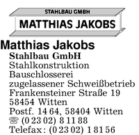 Jakobs Stahlbau GmbH, Matthias