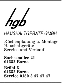 hgb Haushaltgerte GmbH