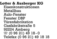 Lotter & Ausberger KG