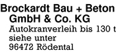 Brockardt Bau + Beton GmbH & Co. KG