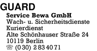 Guard Service Bewa GmbH
