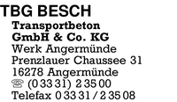 TBG Besch Transportbeton GmbH & Co. KG
