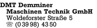 DMT - Demminer Maschinen Technik GmbH