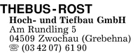 Thebus-Rost Hoch- und Tiefbau GmbH