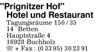 Prignitzer Hof Hotel und Restaurant