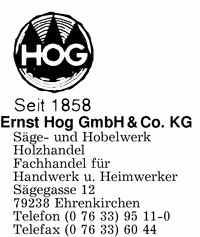 Hog GmbH & Co. KG, Ernst
