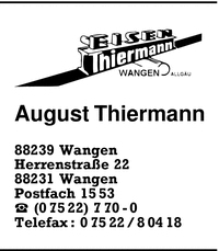 Thiermann, August