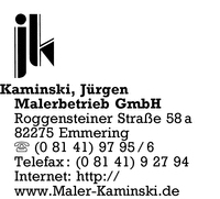 Kaminski Malerbetrieb GmbH, Jrgen