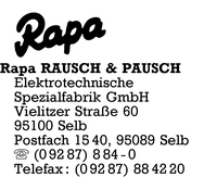Rapa Rausch & Pausch GmbH
