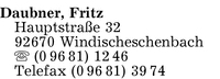 Daubner, Fritz