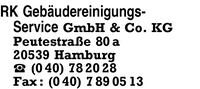 RK Gebudereinigungsservice GmbH & Co. KG