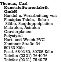 Thomas, Carl, GmbH
