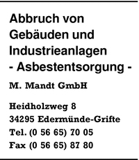 Abbruchunternehmen M. Mandt GmbH