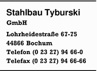 Stahlbau Tyburski GmbH