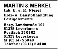 Martin & Merkel