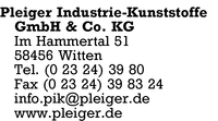 Pleiger Industrie-Kunststoff GmbH & Co. KG