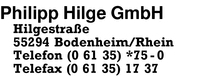 Hilge GmbH, Philipp
