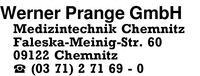 Prange, Werner, GmbH