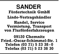 Sander Frdertechnik GmbH