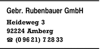 Rubenbauer GmbH, Gebr.