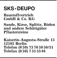 SKS-Deupo Baustoffvertrieb GmbH & Co. KG