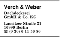 Verch & Weber Dachdeckerei GmbH & Co. KG