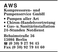 AWS Kompressoren- und Pumpenservice GmbH