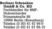 Berliner Schrauben GmbH & Co. KG