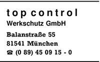 top control Werkschutz GmbH