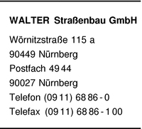 WALTER Straenbau GmbH