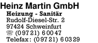 Martin GmbH, Heinz