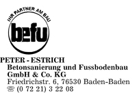Peter-Estrich Betonsanierung und Fussbodenbau GmbH & Co. KG