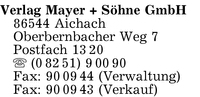 Verlag Mayer + Shne GmbH