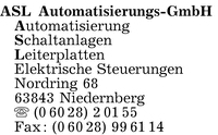 ASL Automatisierungs-GmbH