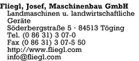 Fliegl Maschinenbau GmbH, Josef