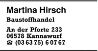 Hirsch, Martina