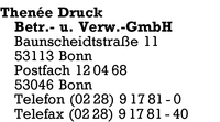 Thenée Druck Betr.- u. Verw.-GmbH