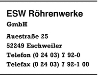 ESW Rhrenwerke GmbH