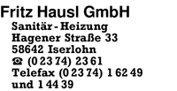 Hausl GmbH, Fritz