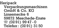 Heripack Verpackungsmaschinen GmbH & Co. KG