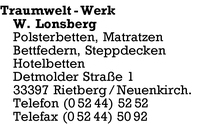 Traumwelt-Werk W. Lonsberg
