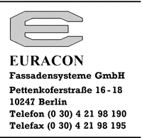 Euracon Fassadensysteme GmbH